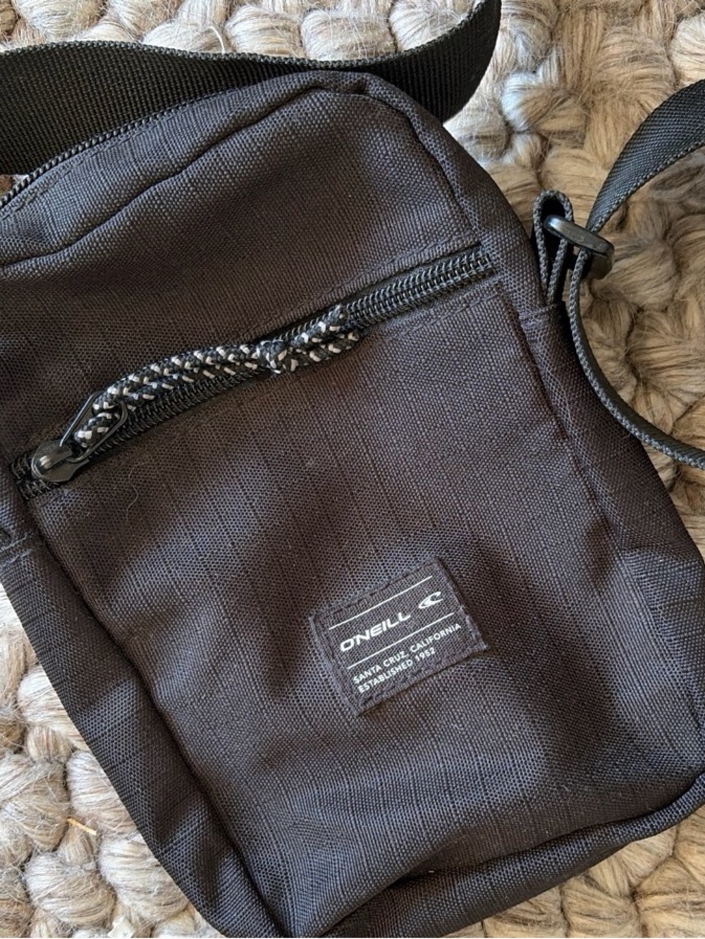 O'Neill Black Compact Sling Bag for Men